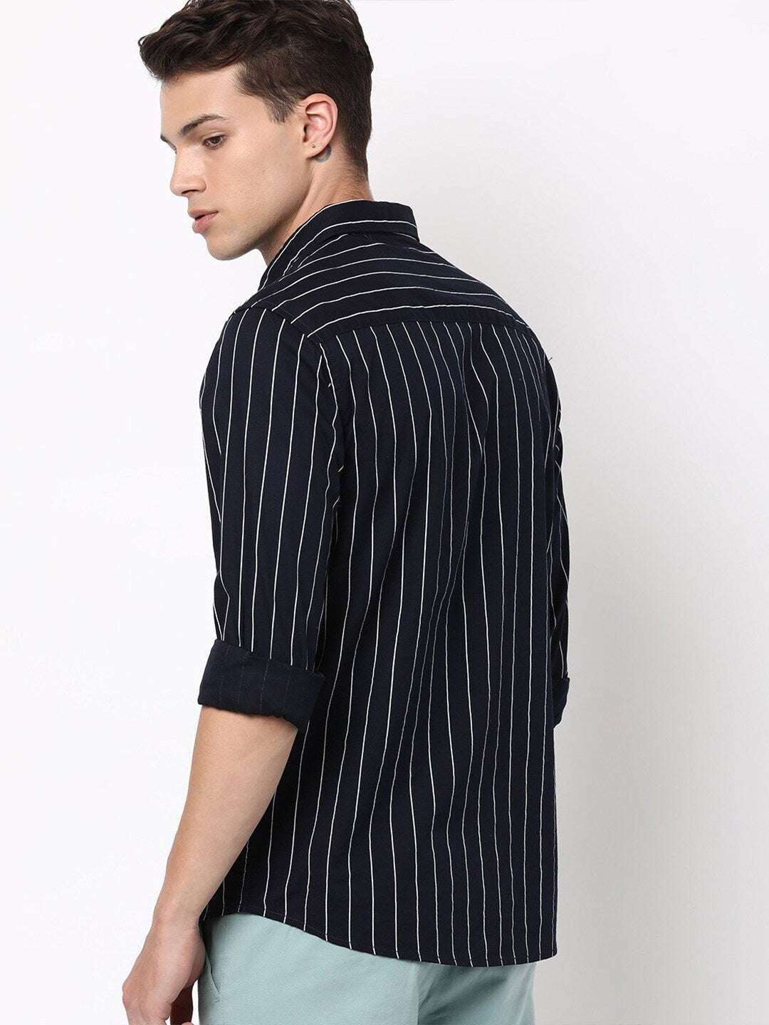 Shop Men Striped Shirt Online.