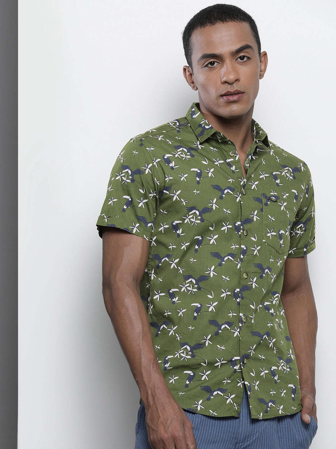 Shop Men Tropical Resortwear Shirt Online.