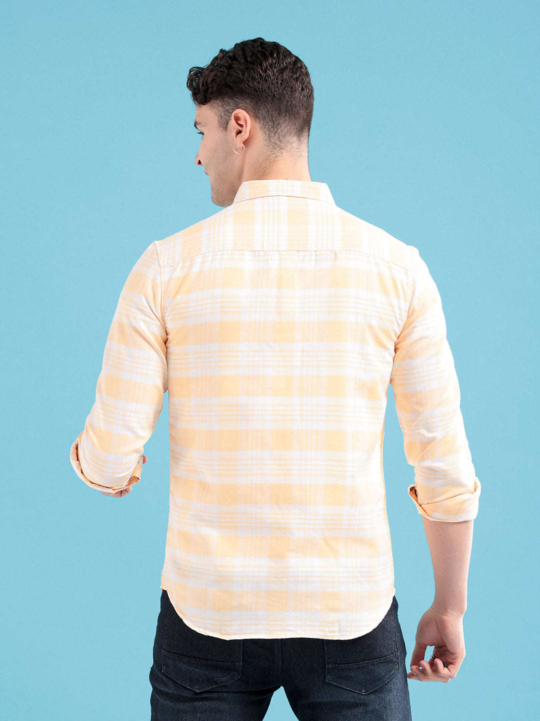 Shop Men Checked Shirt Online.