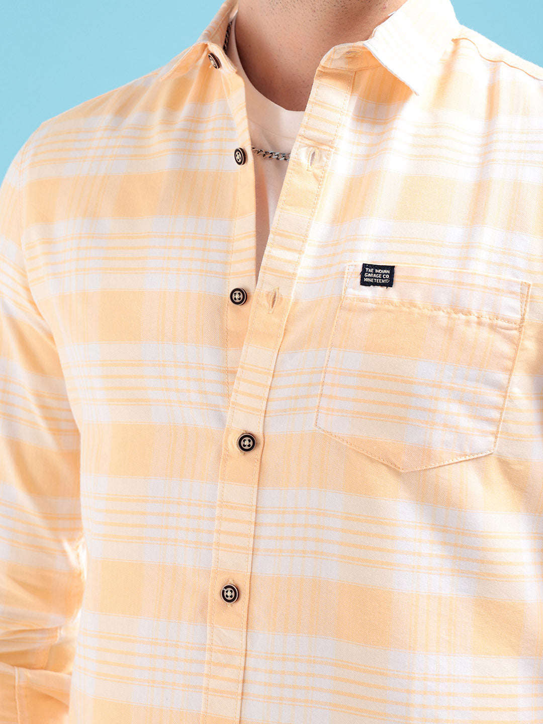 Shop Men Checked Shirt Online.