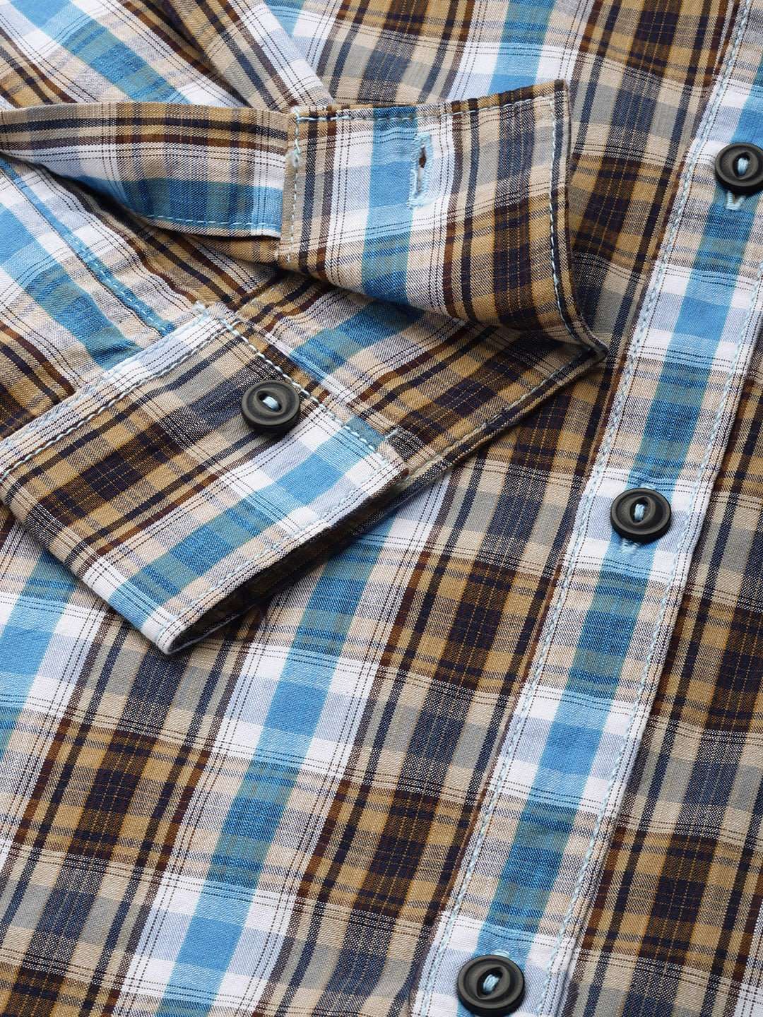 Shop Men Checked Shirt Online.