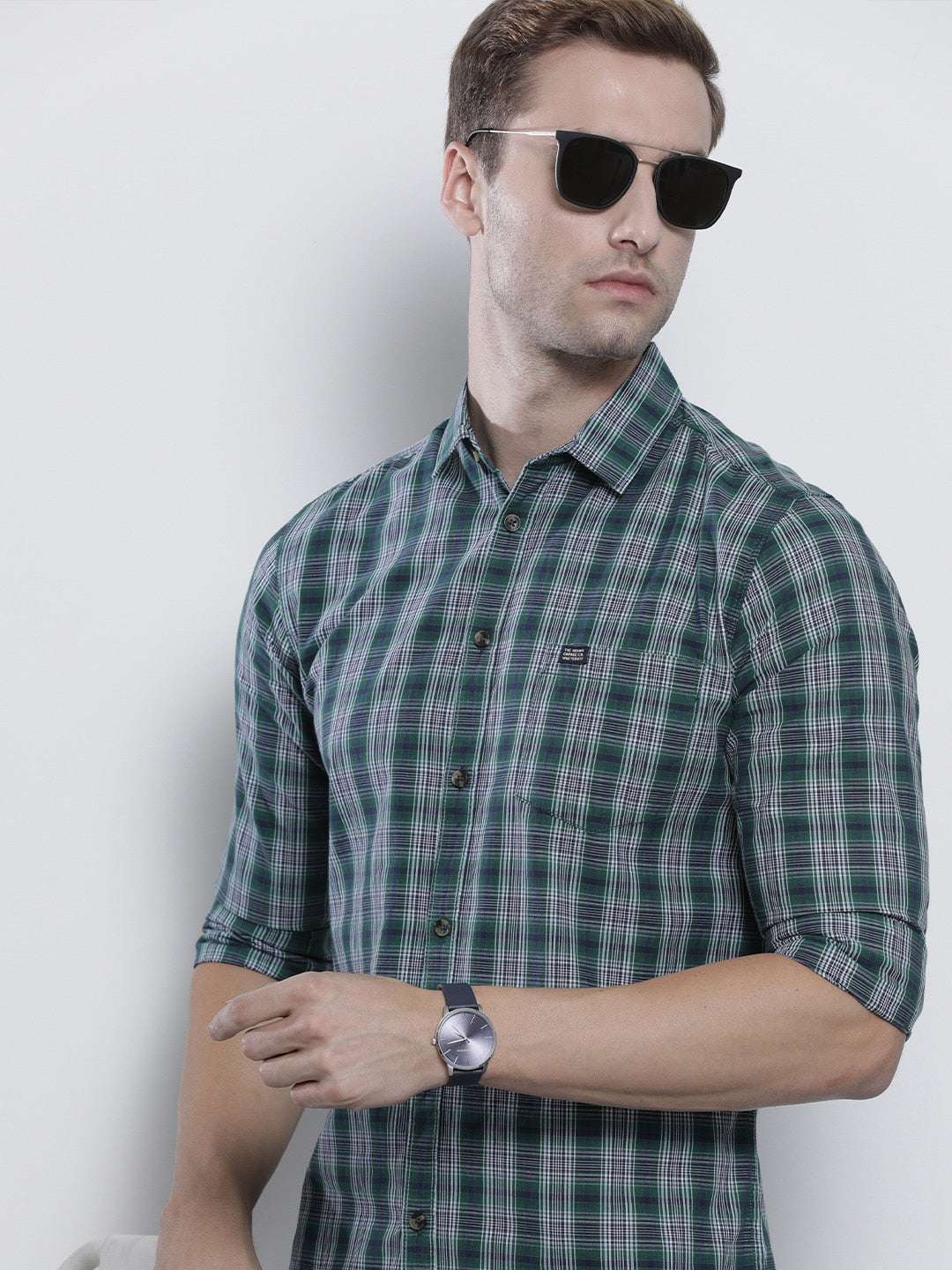 Shop Men Checked Shirt Online.