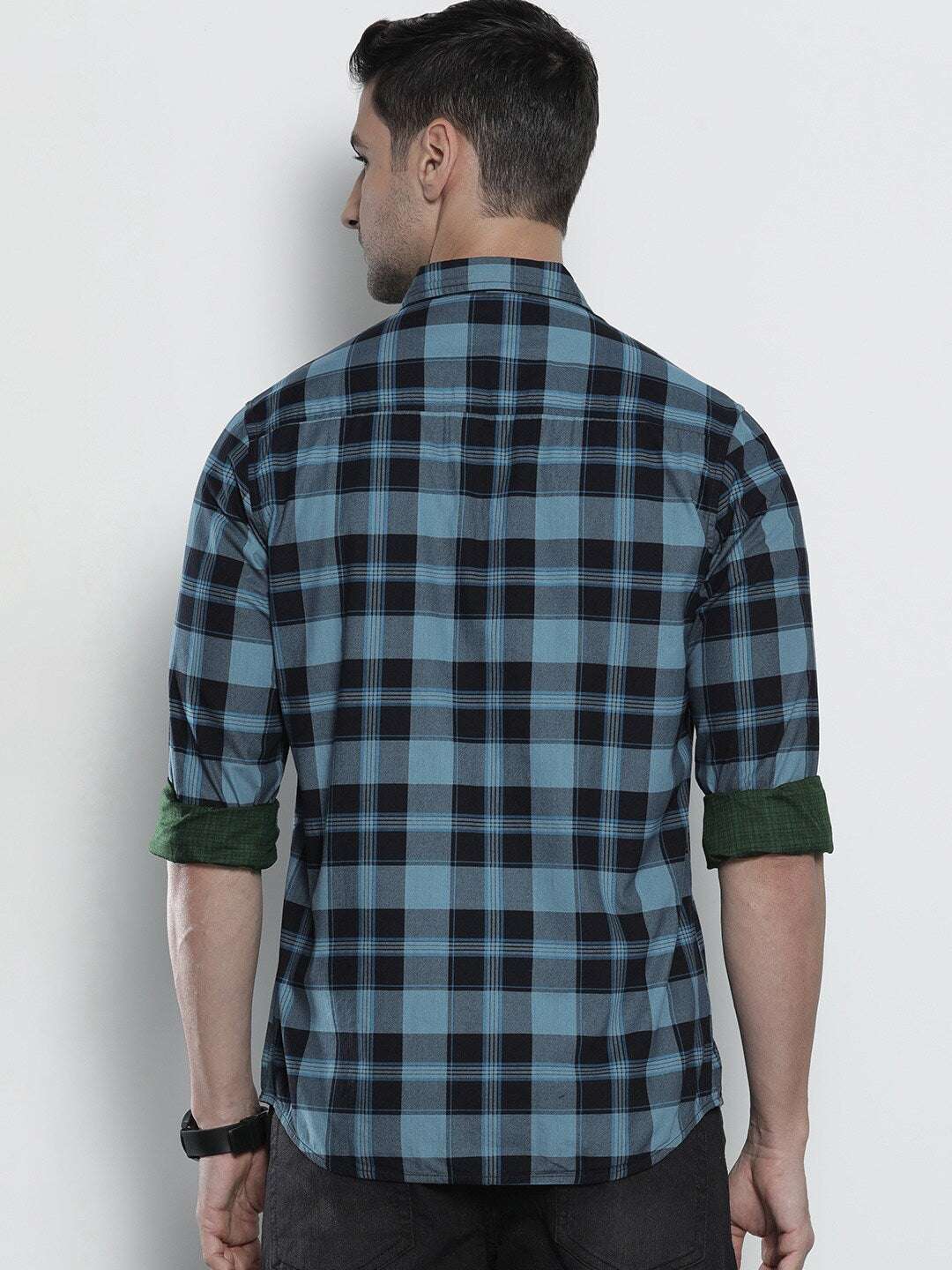 Shop Men Checked Shirt Online.