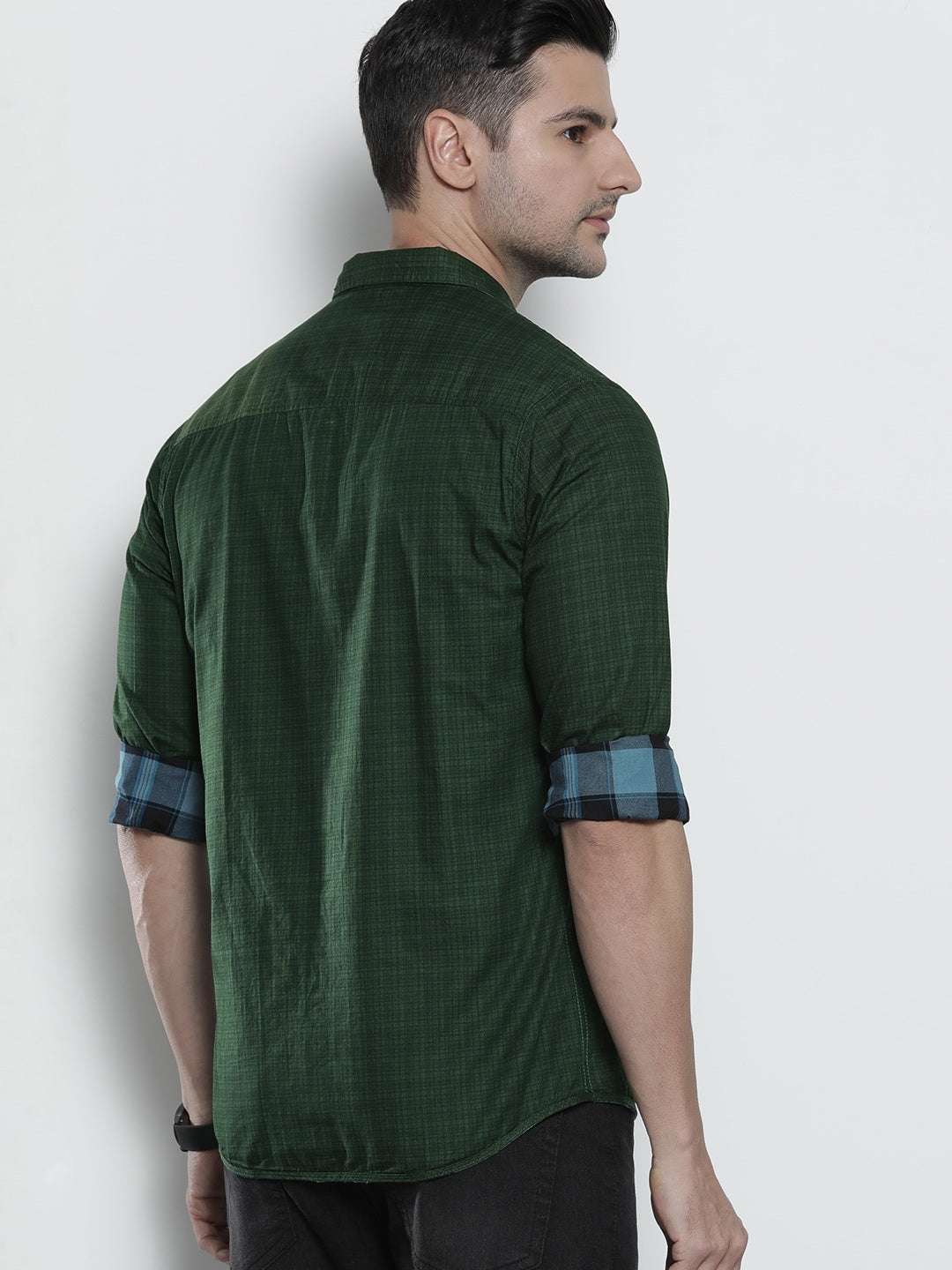 Shop Men Checked Shirt Online.