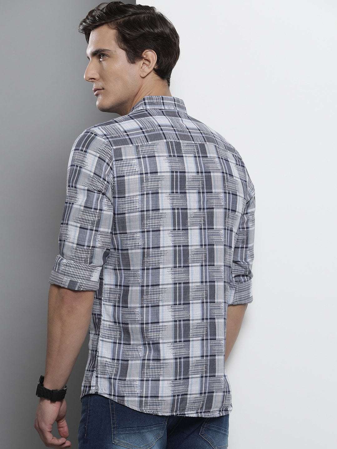 Shop Men Checked Shirt Online.