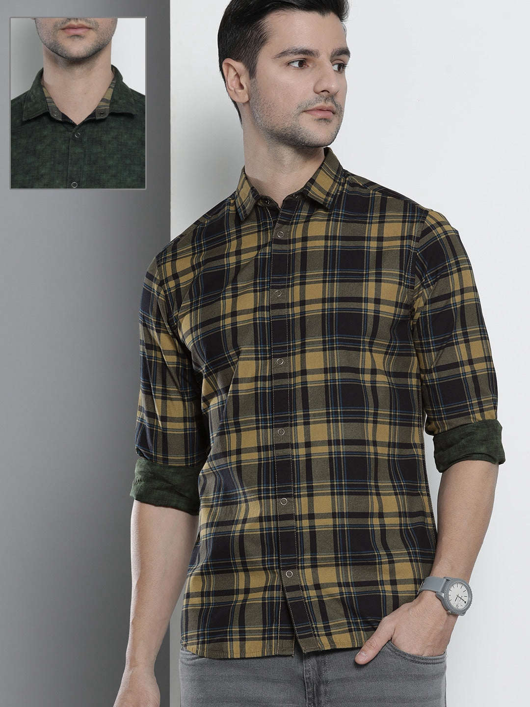 Shop Men Reversible Shirt Online.