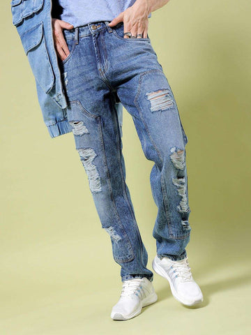 Shop Men Straight Fit Jeans Online.