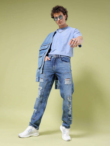 Shop Men Straight Fit Jeans Online.