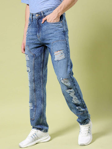 Shop Men Straight Fit Jeans Online.