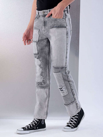 Shop Men Straight Fit Jeans Online.