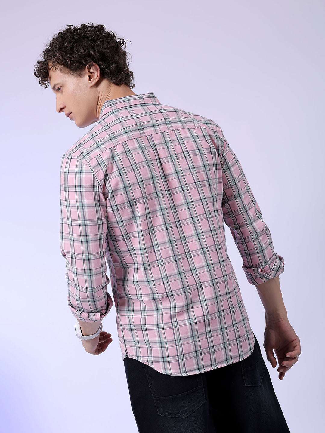 Shop Men Checked Shirt Online.