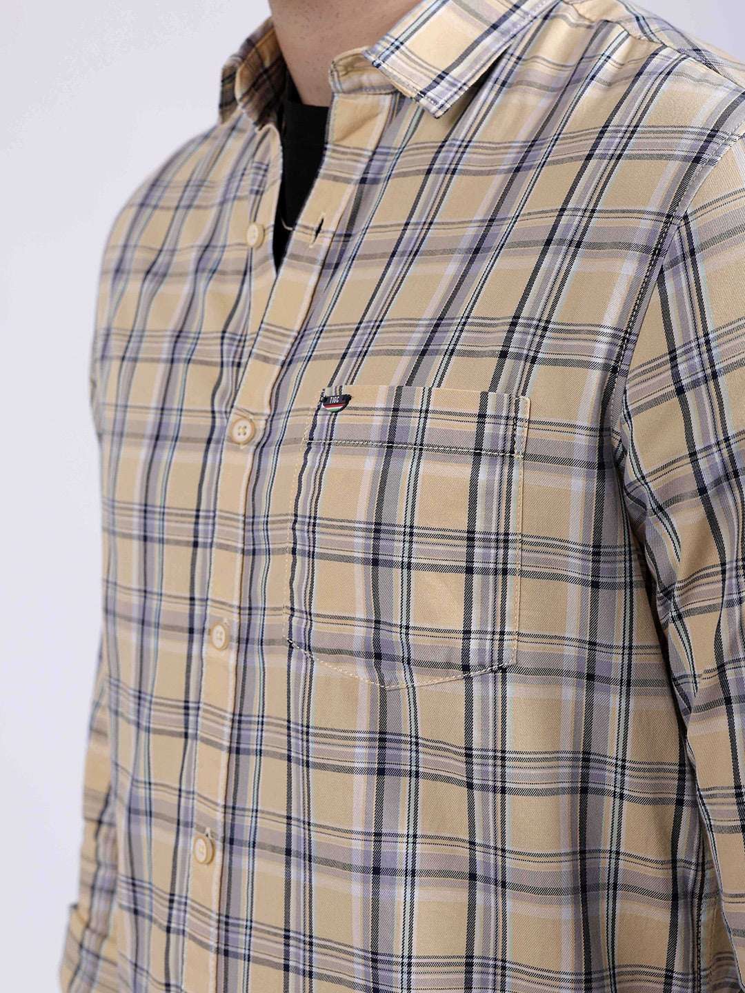 Shop Men Checked Shirt Online.