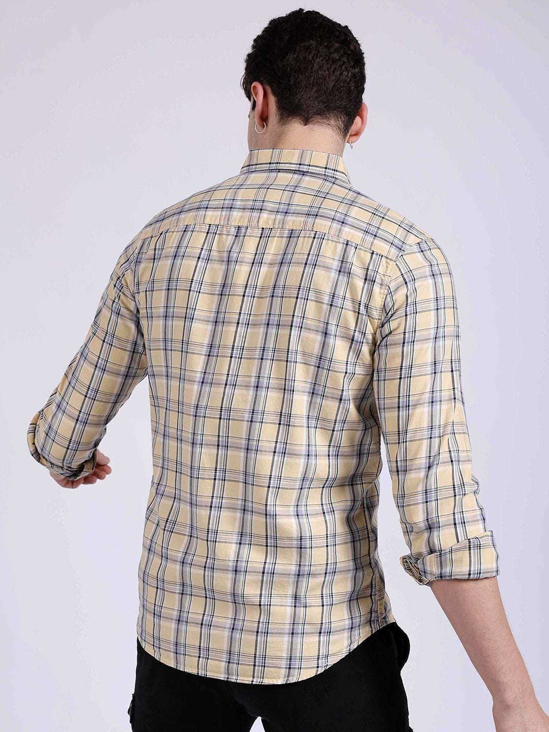 Shop Men Checked Shirt Online.