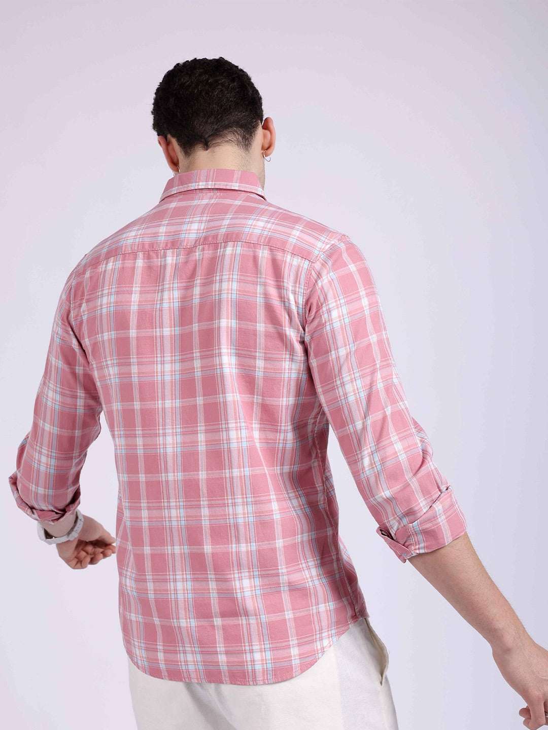 Shop Men Checked Shirt Online.