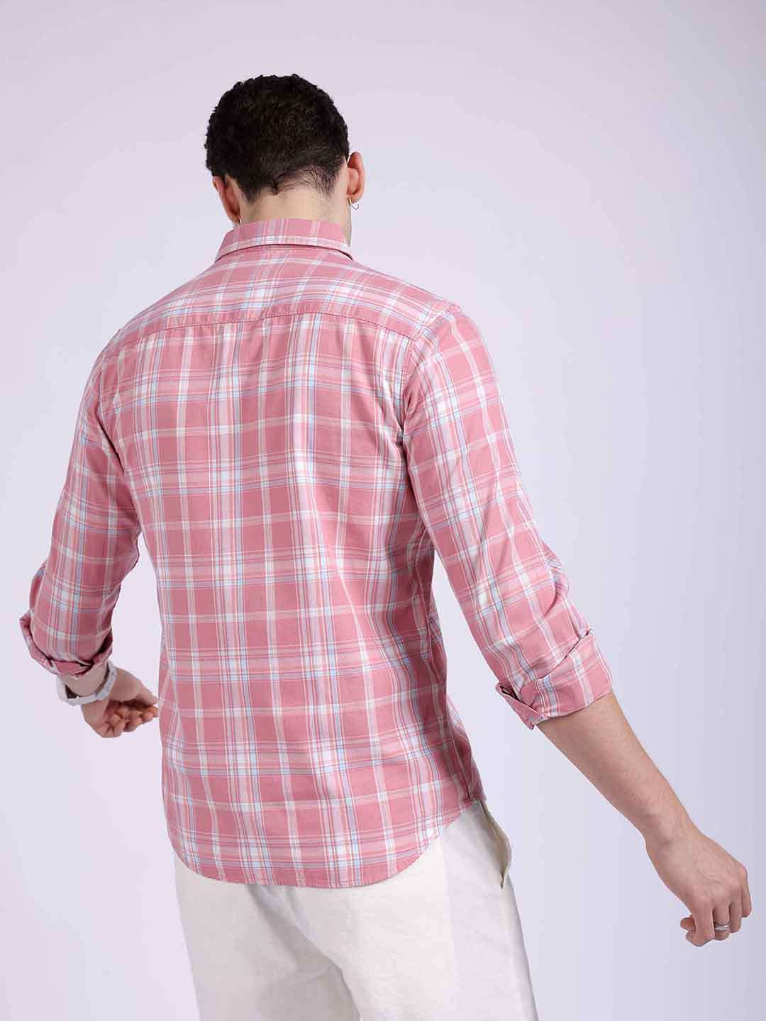 Shop Men Checked Shirt Online.