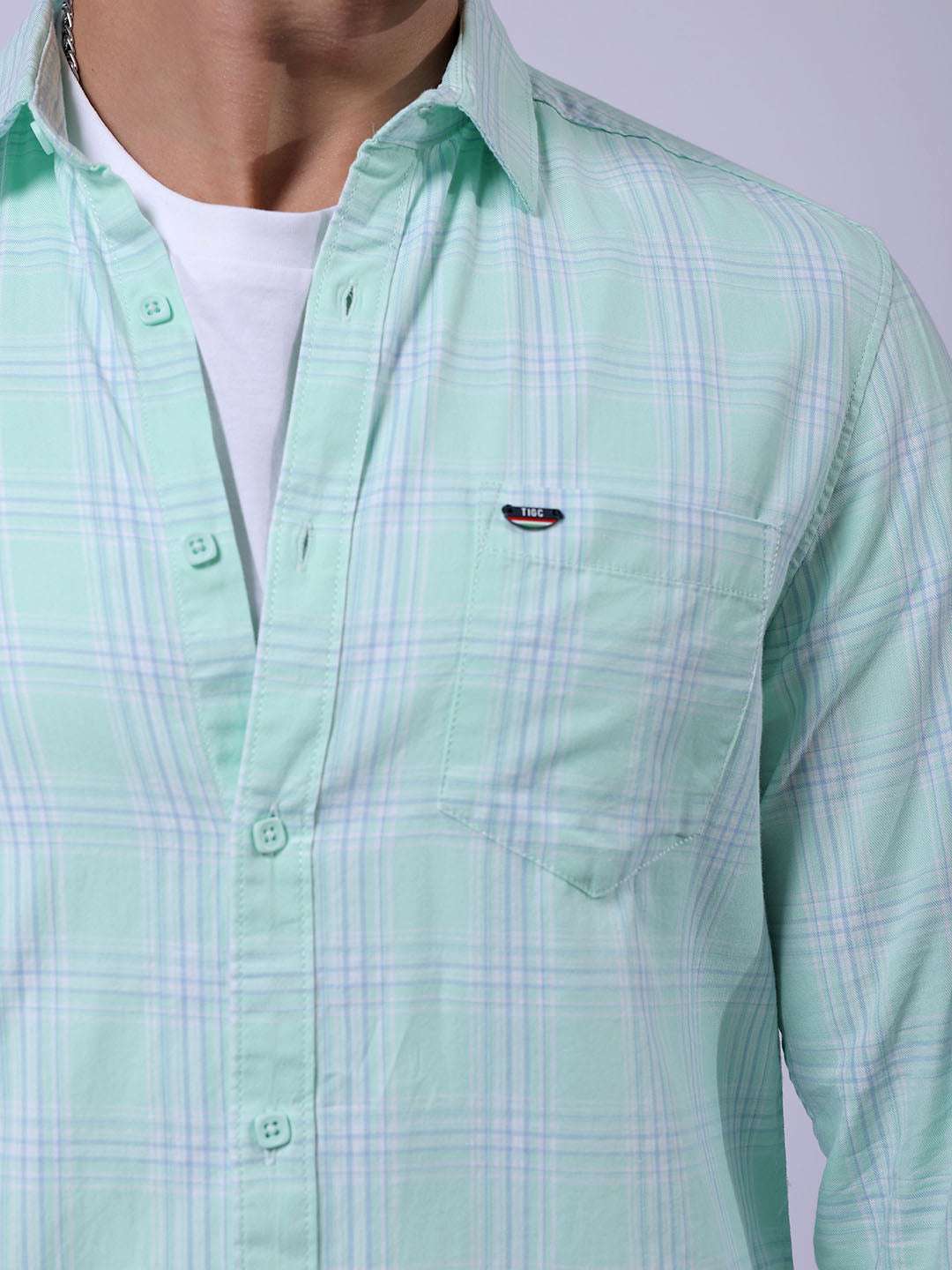 Shop Men Checked Shirt Online.