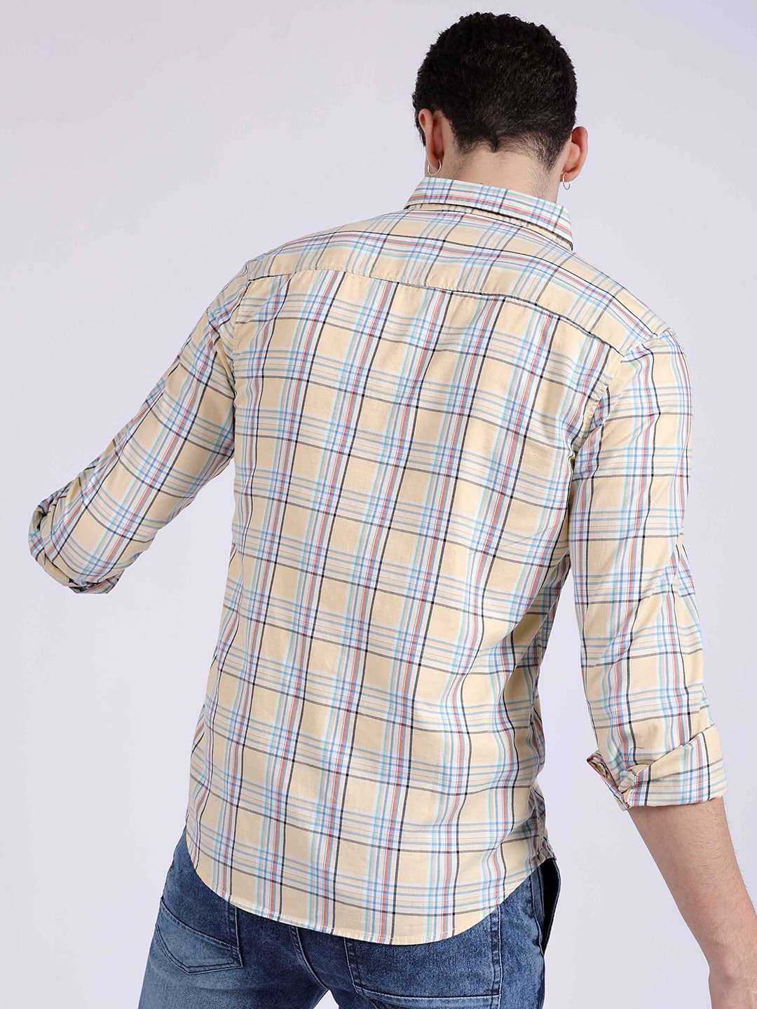 Shop Men Checked Shirt Online.