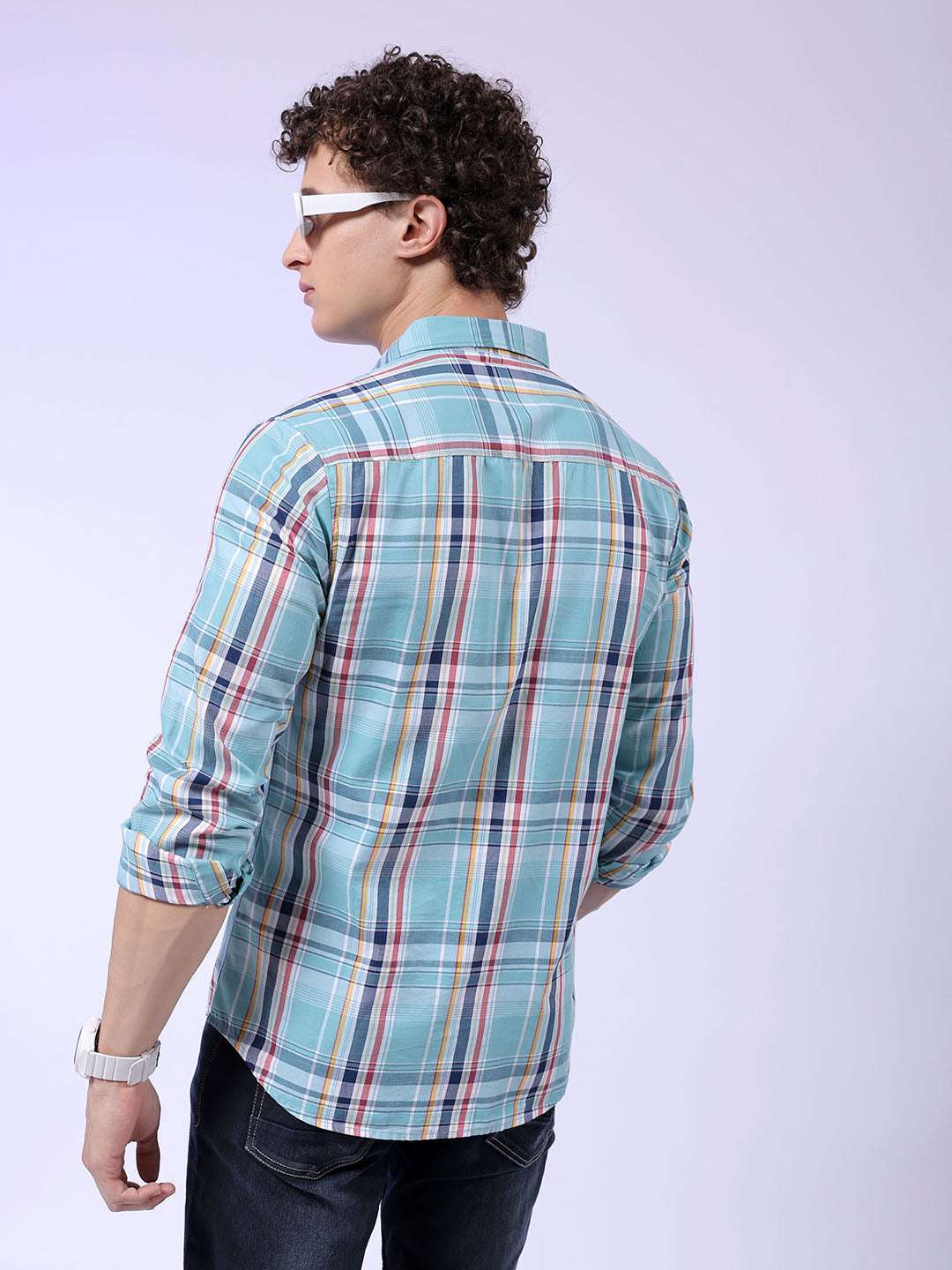 Shop Men Checked Shirt Online.