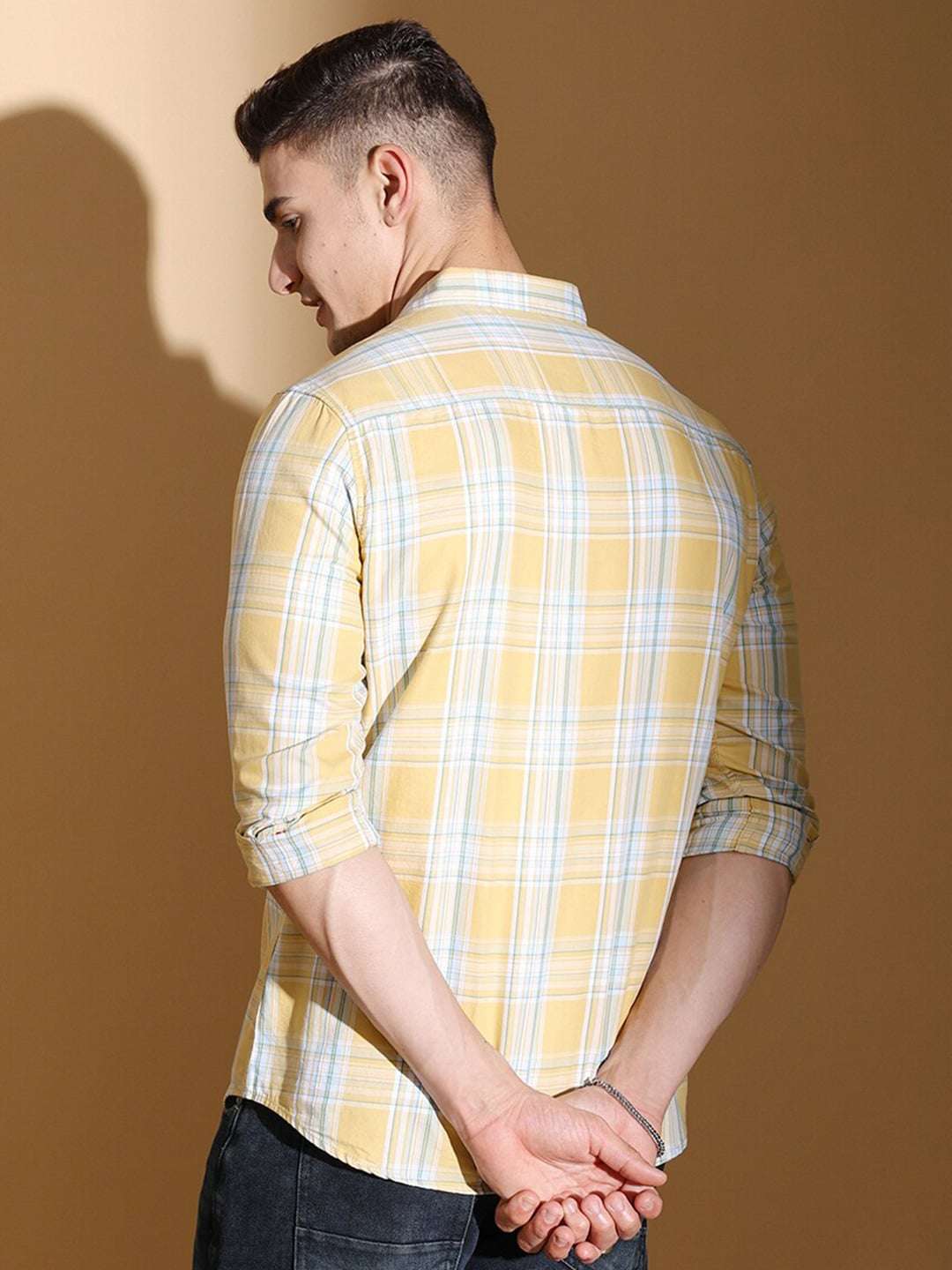 Shop Men Checked Shirt Online.