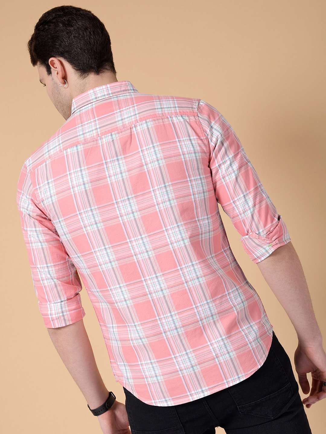 Shop Men Checked Shirt Online.