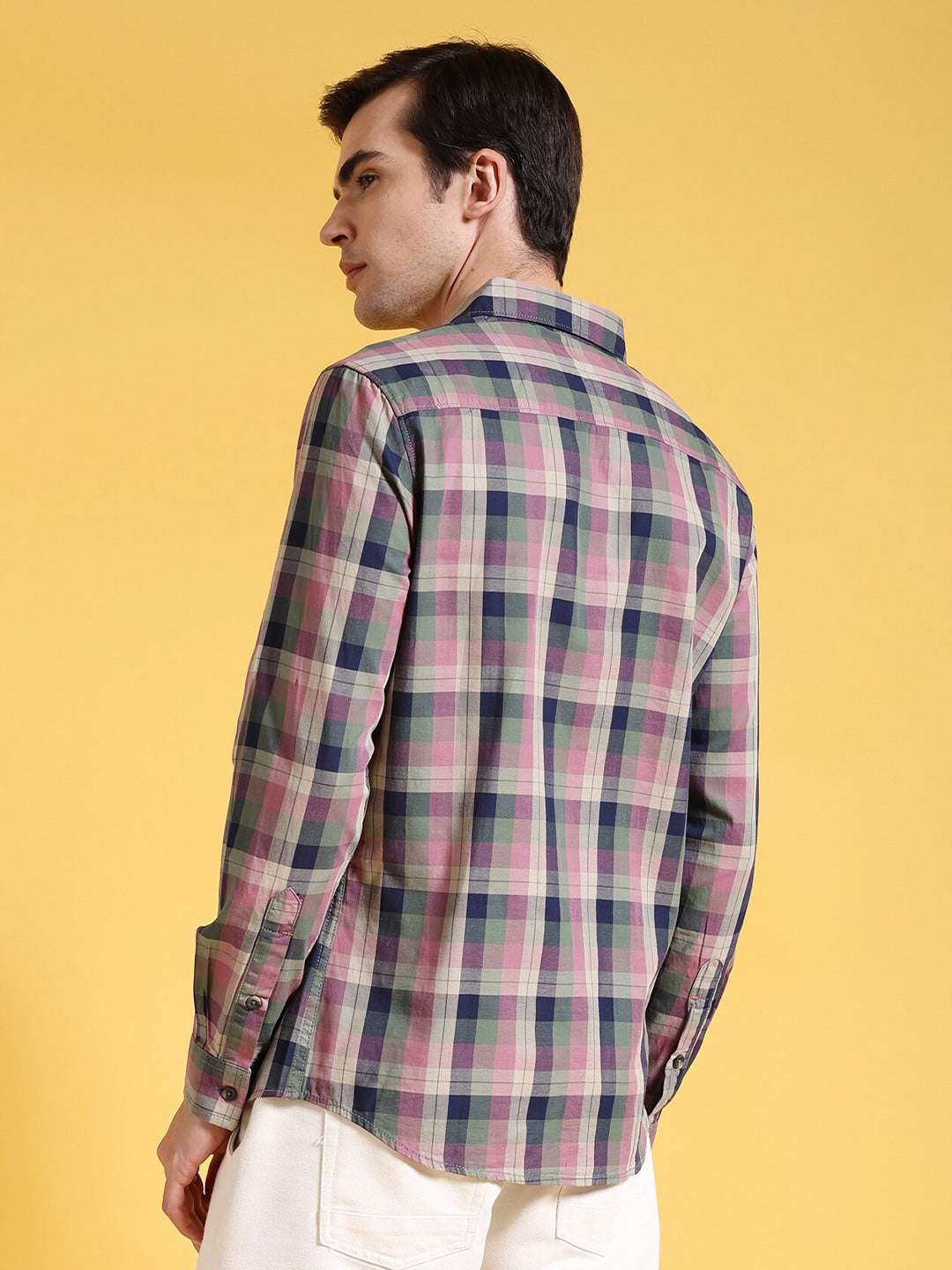 Shop Men Checked Shirt Online.