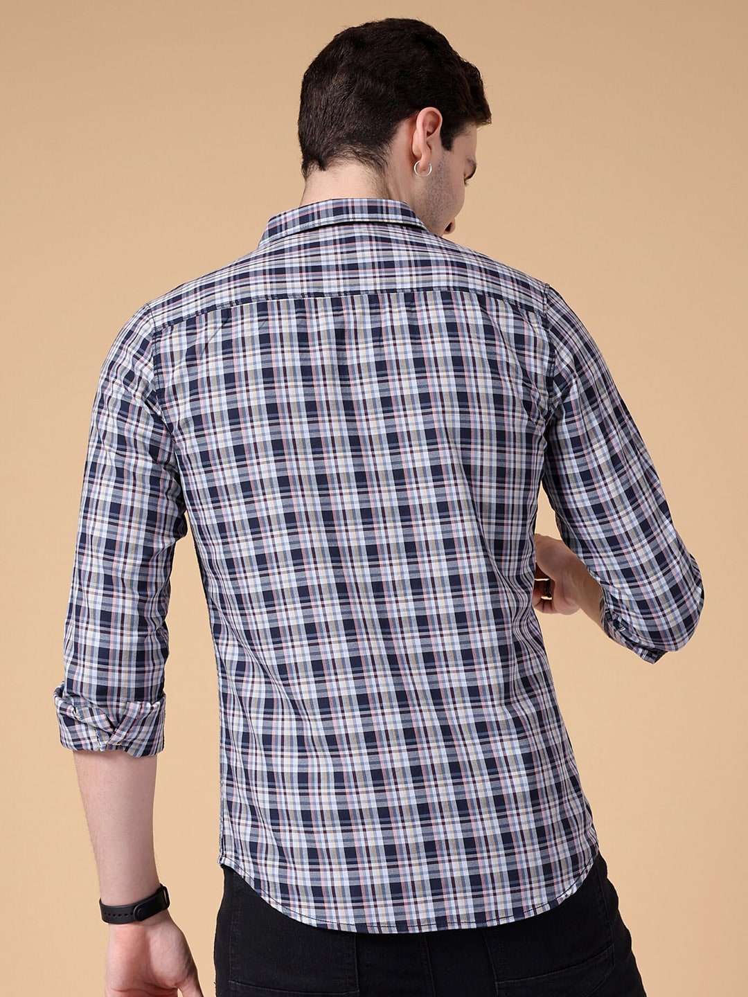 Shop Men Checked Shirt Online.