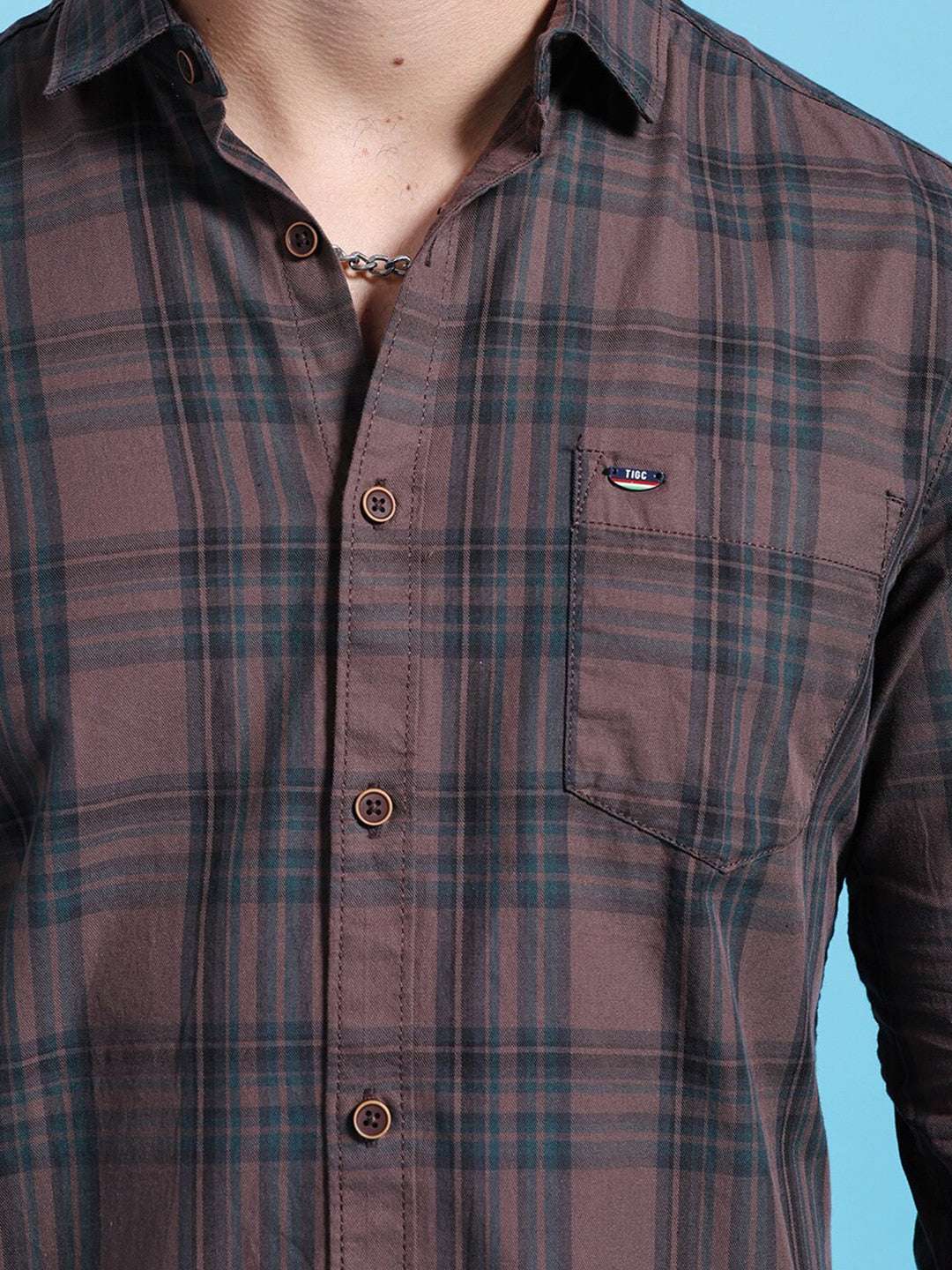 Shop Men Checked Shirt Online.