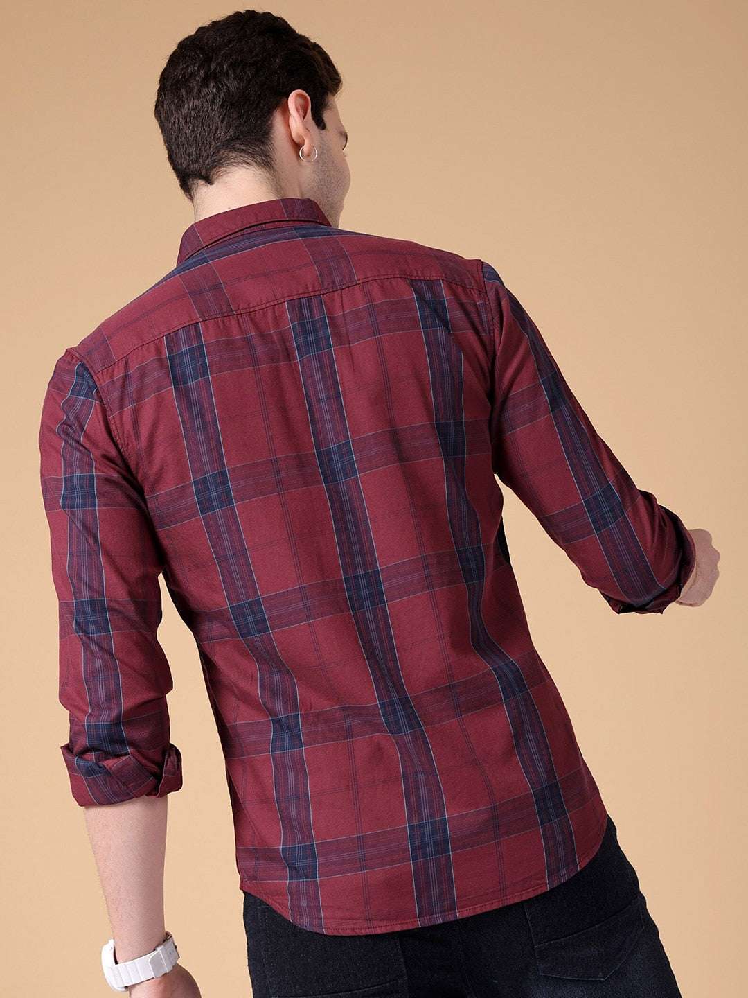 Shop Men Checked Shirt Online.