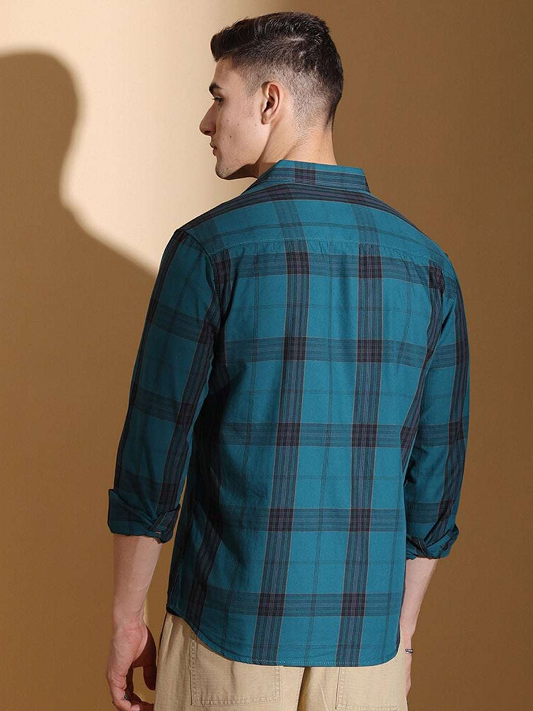 Shop Men Checked Shirt Online.