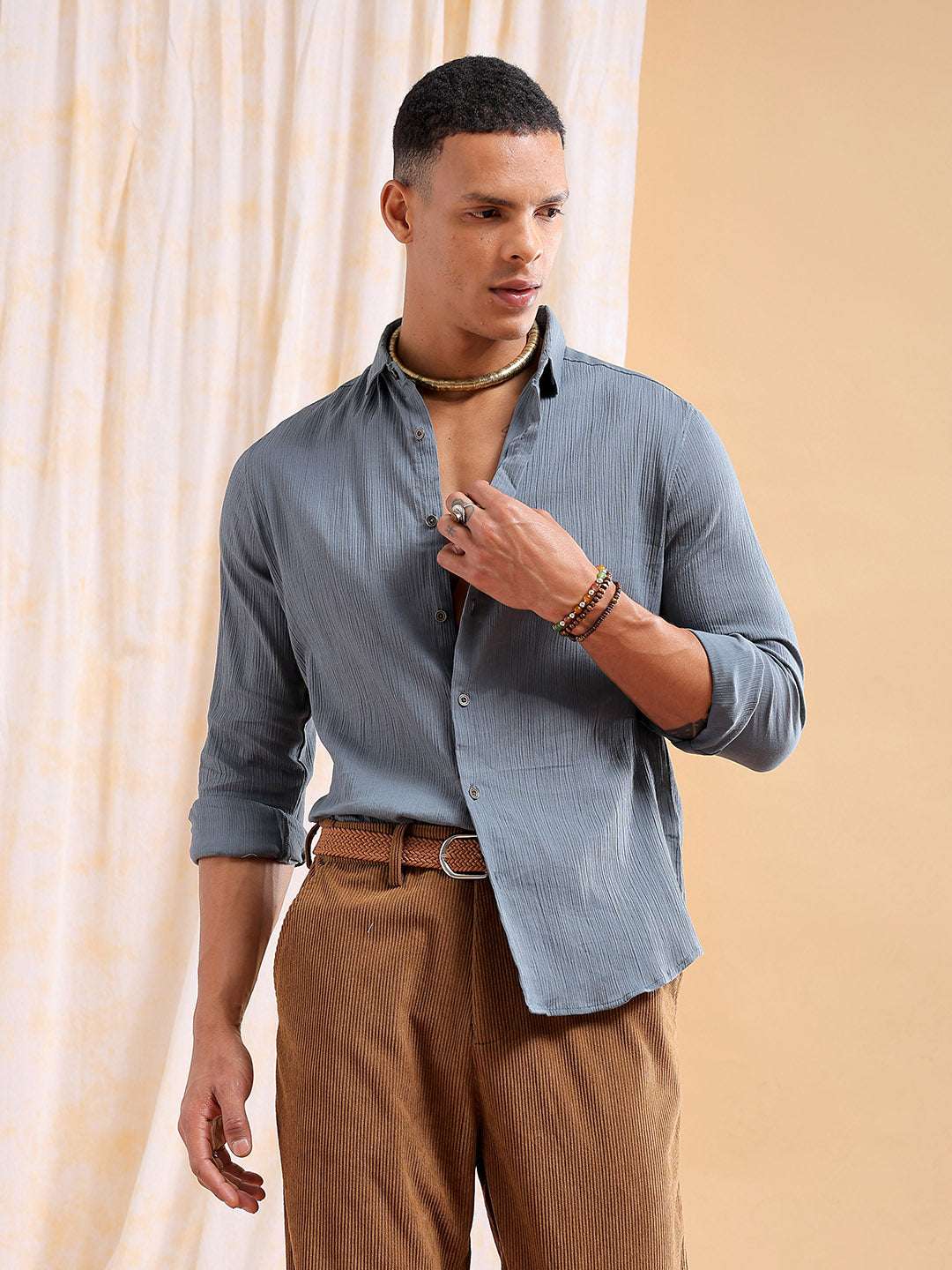 Shop Men Solid Shirt Online.