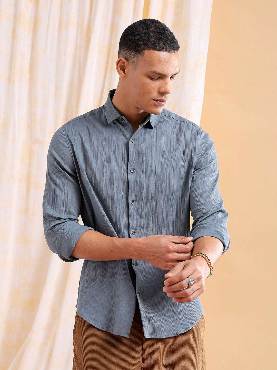 Shop Men Solid Shirt Online.