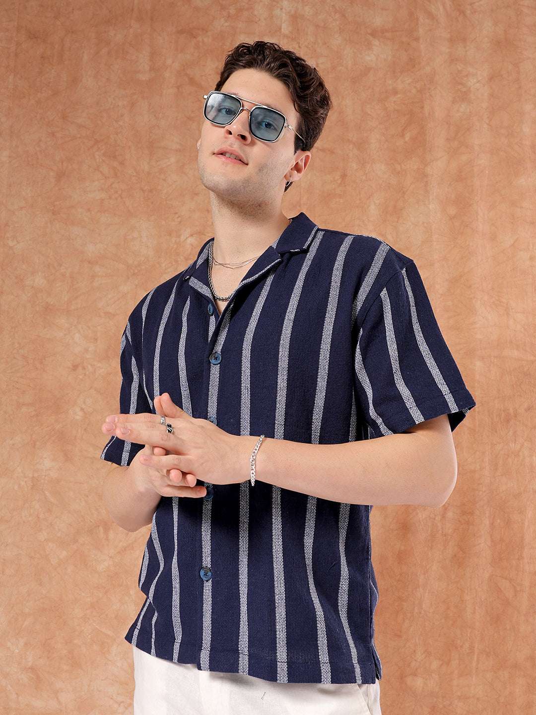 Shop Men Striped Shirt Online.