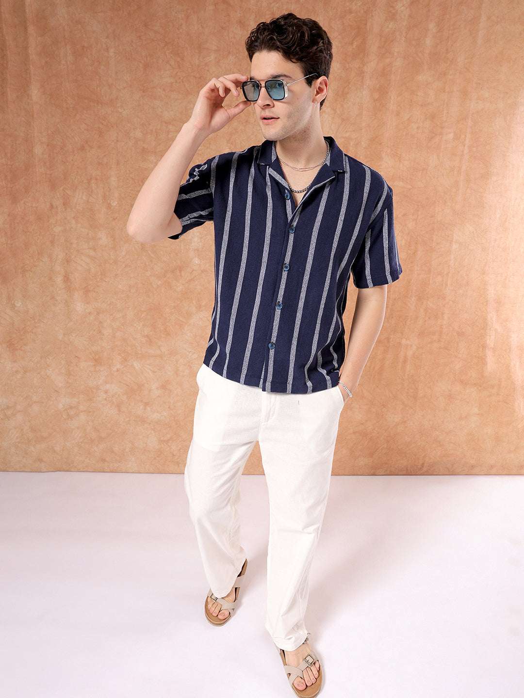 Shop Men Striped Shirt Online.