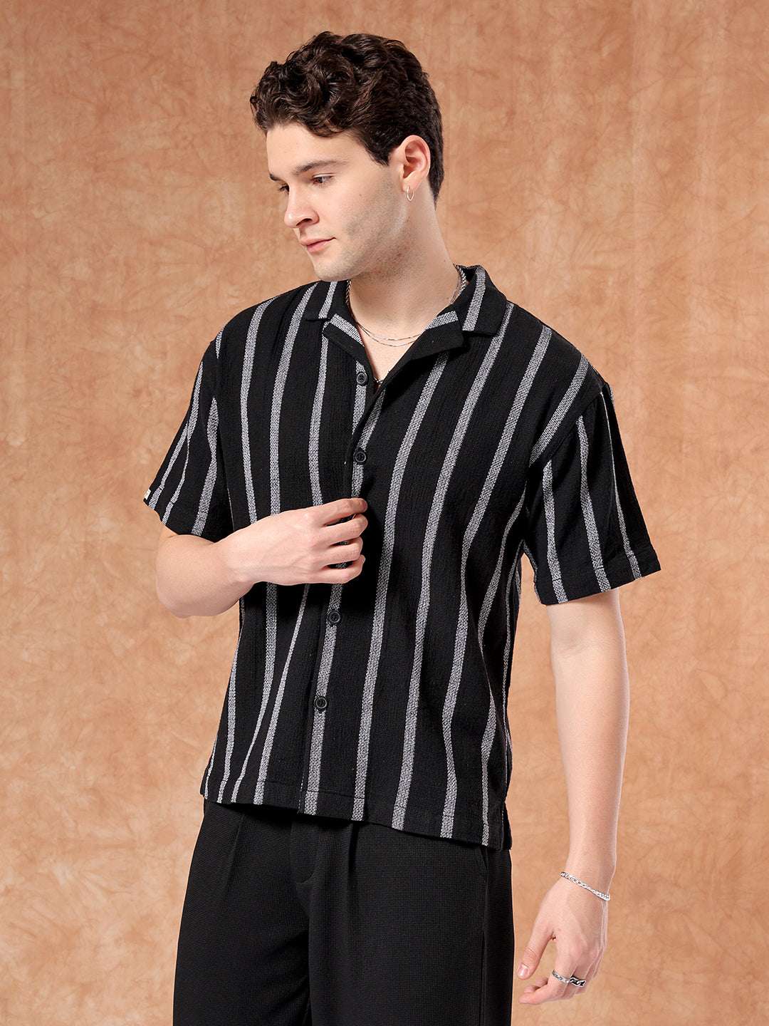 Shop Men Striped Shirt Online.