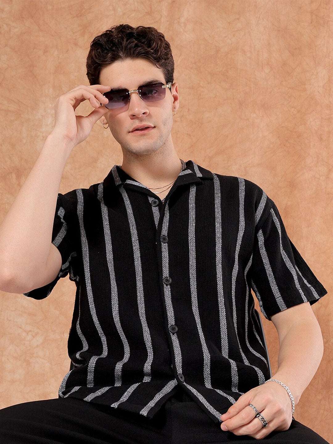 Shop Men Striped Shirt Online.