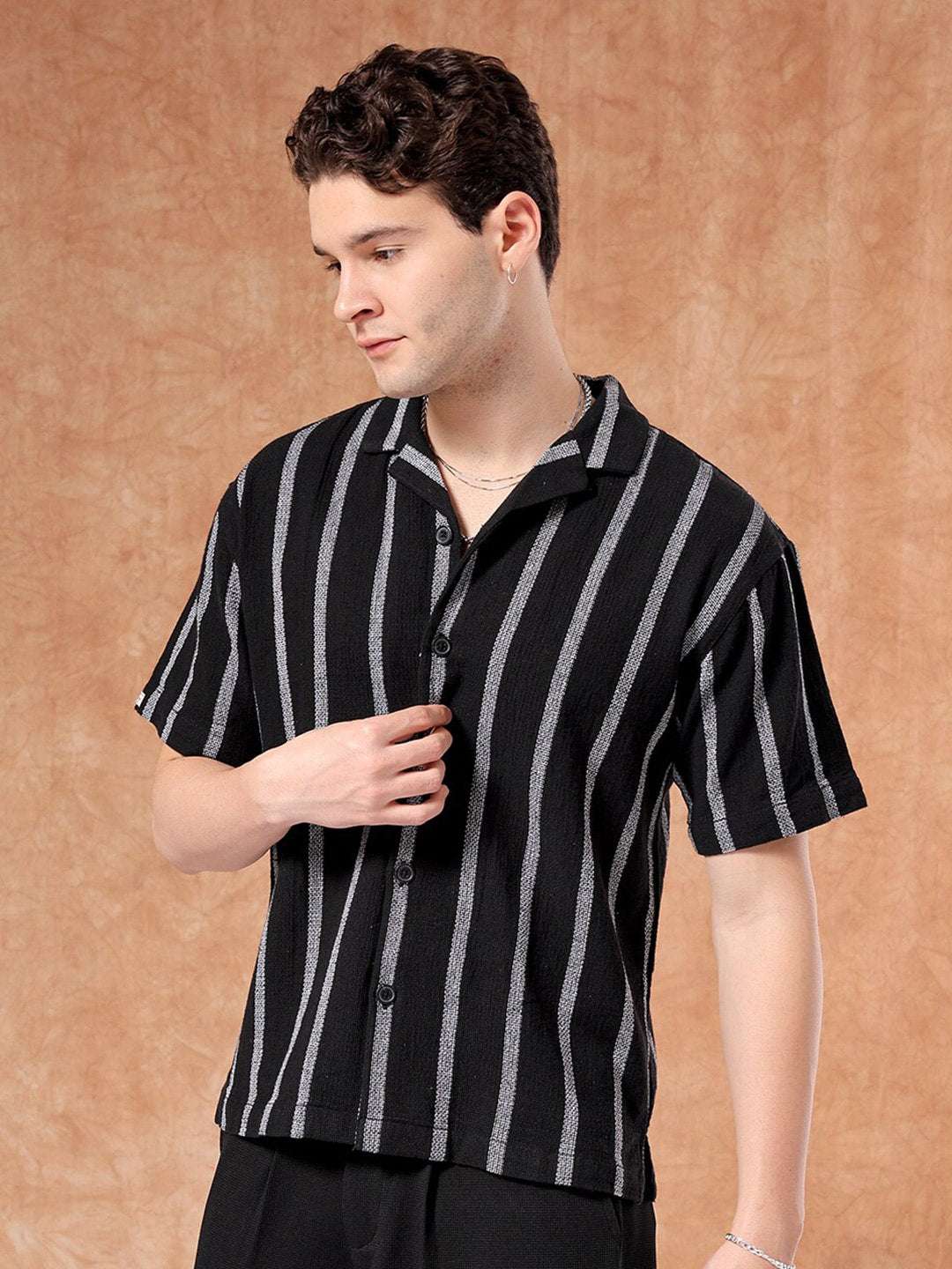 Shop Men Striped Shirt Online.