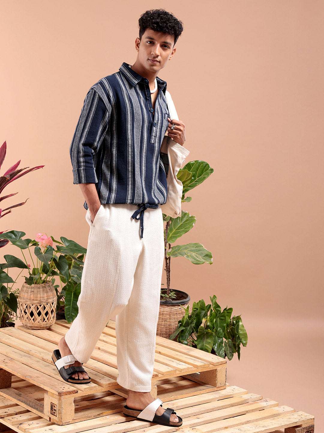 Shop Men Striped Shirt Online.