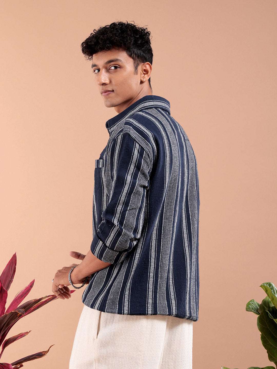 Shop Men Striped Shirt Online.