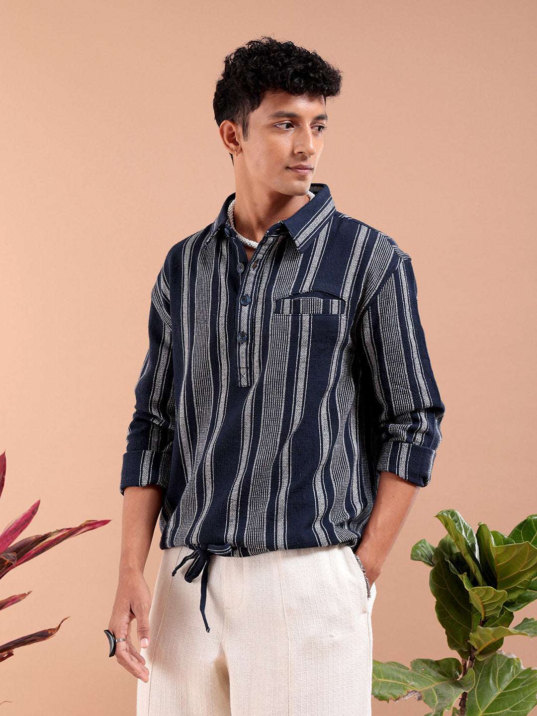 Shop Men Striped Shirt Online.