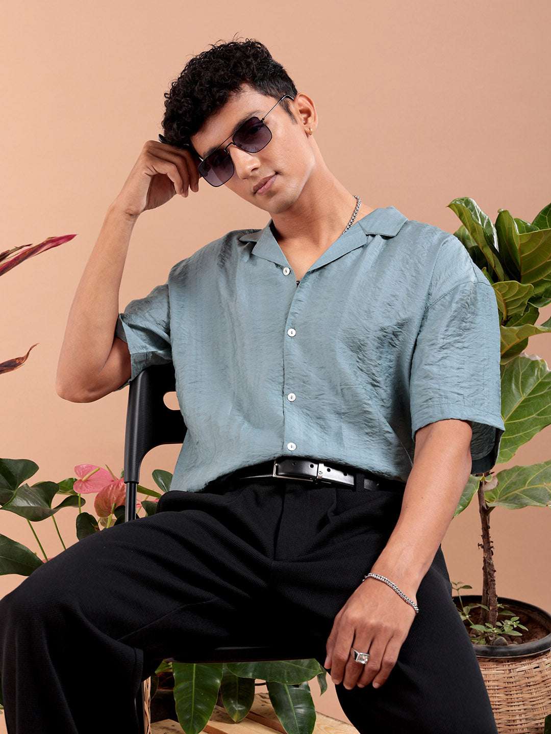 Shop Men Textured Shirt Online.