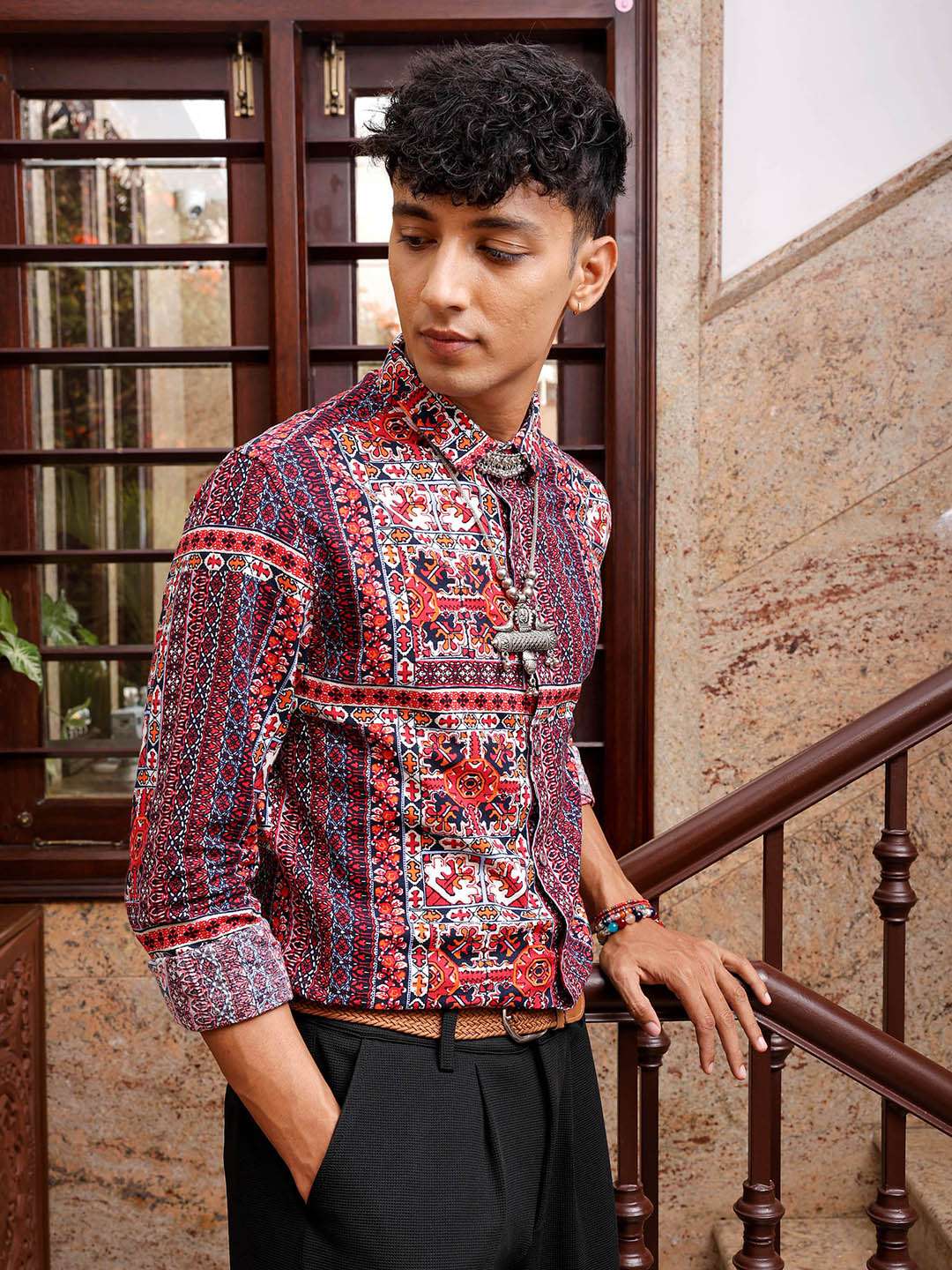 Shop Men Printed Shirt Online.