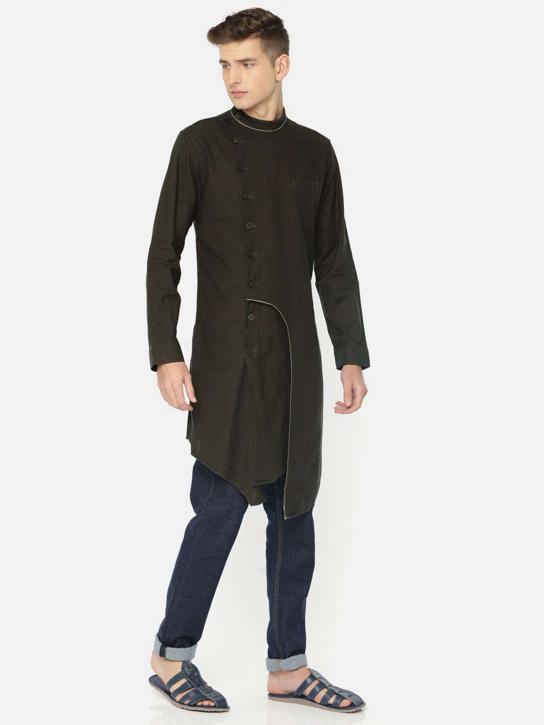 Shop Men Long Trail Kurta Online.