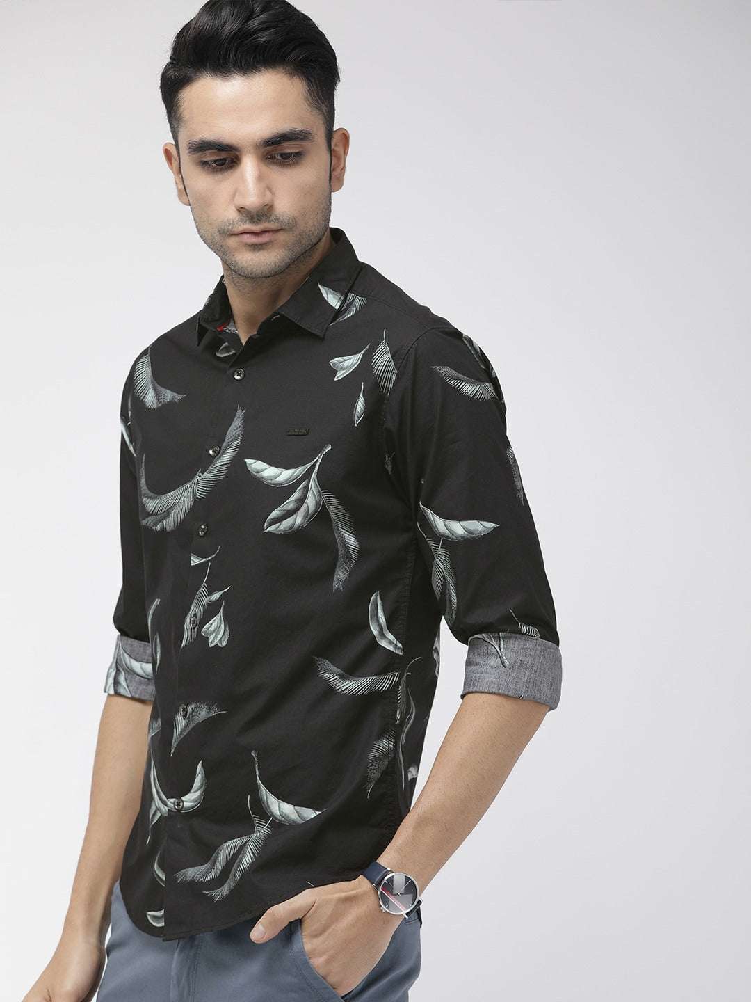 Shop Men Printed Casual Shirt Online.