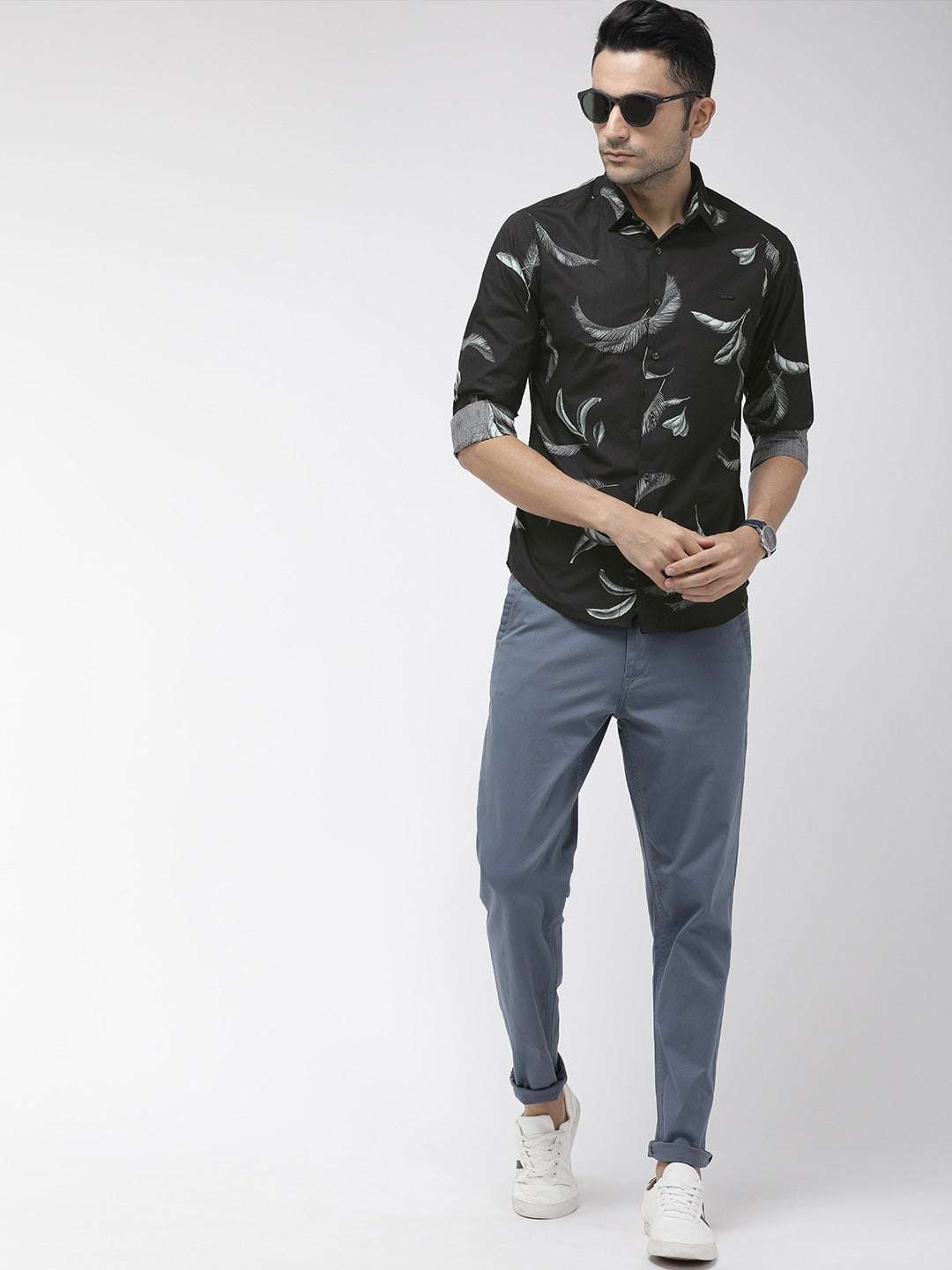 Shop Men Printed Casual Shirt Online.