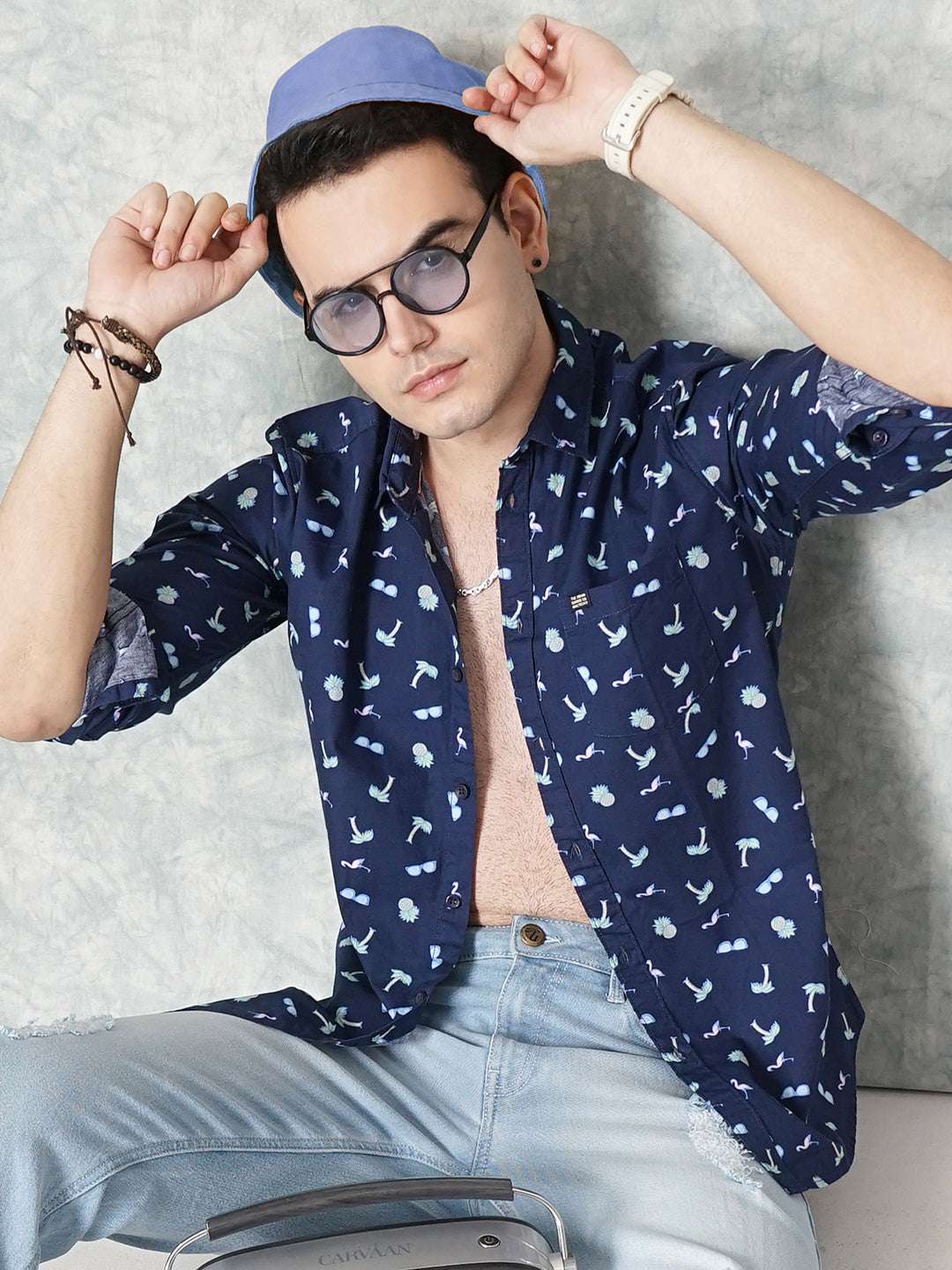 Shop Men Printed Casual Shirt Online.