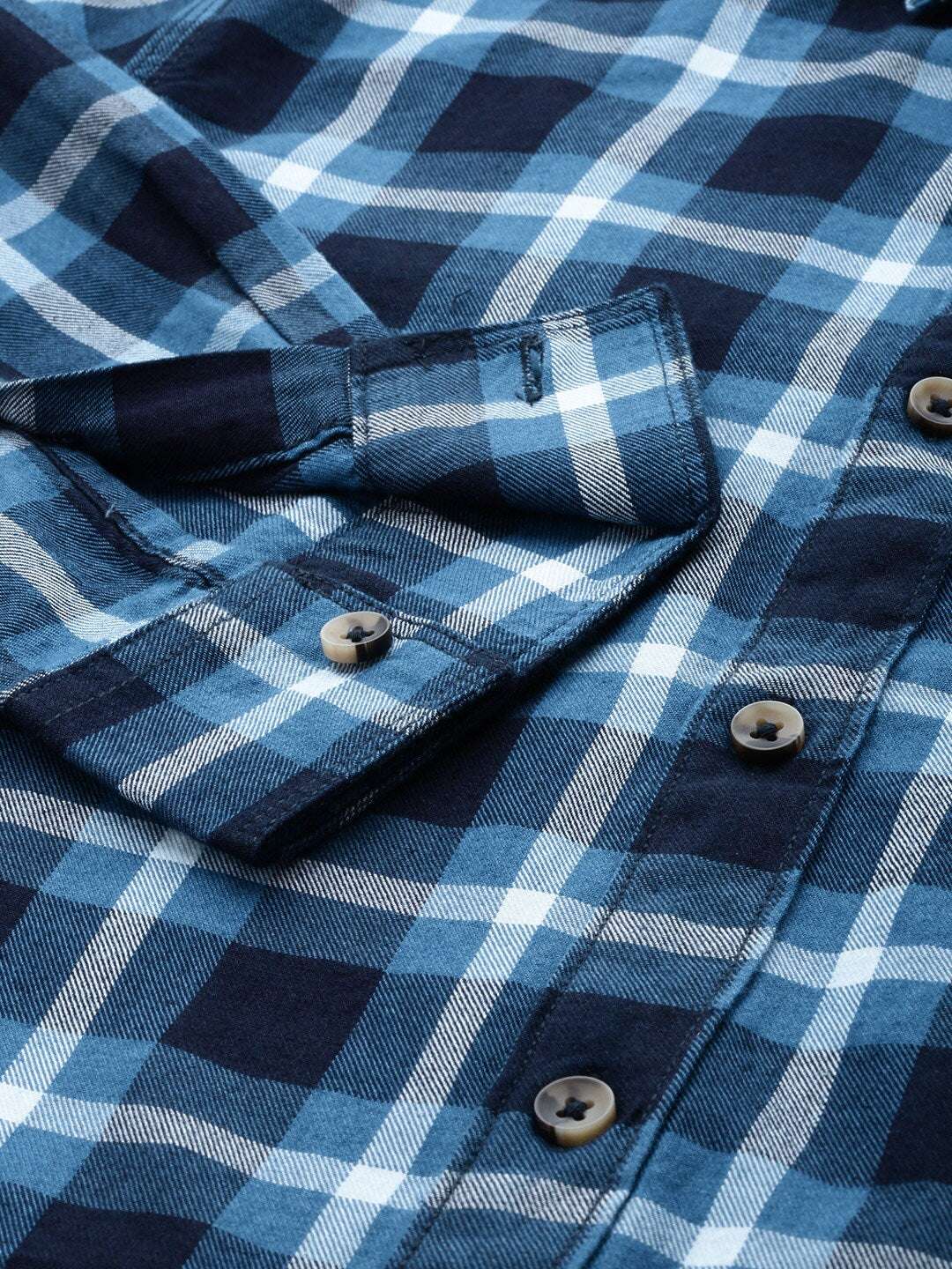 Shop Men Casual Checked Shirt Online.