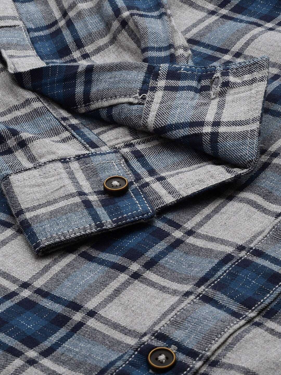 Shop Men Casual Checked Shirt Online.