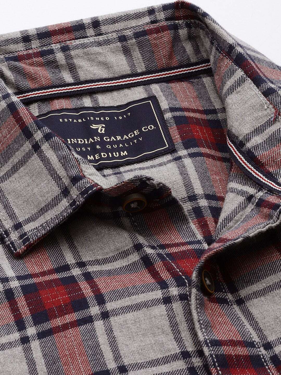 Shop Men Casual Checked Shirt Online.