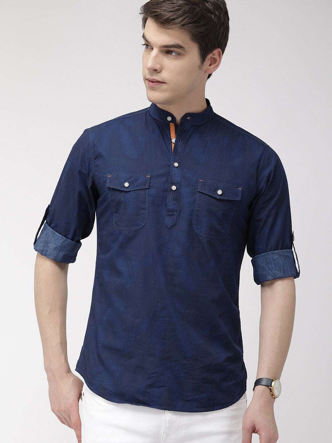 Shop Men Kurta Length Short Online.