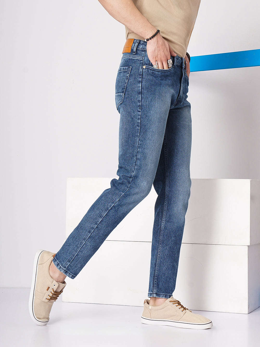 Shop Men Regular Jeans Online.